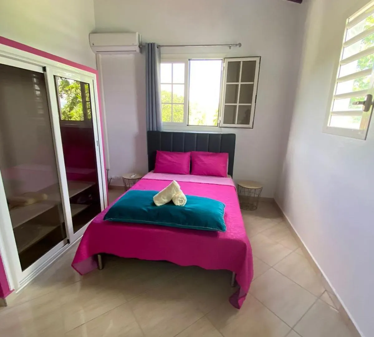 Studio Fressinette Ou F3 Charme Exotique - Capesterre-Belle-Eau, Balcon, Vue Mer Et Proche Plage Capesterre-Belle-Eau